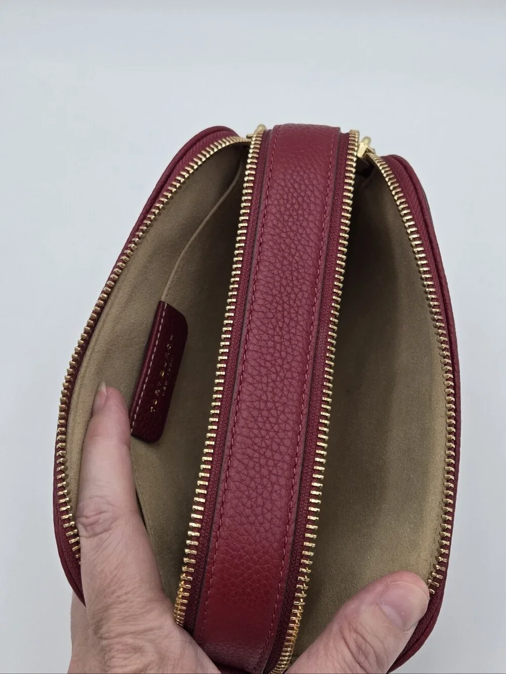 Tory Burch Mini Miller Crossbody In Burgundy